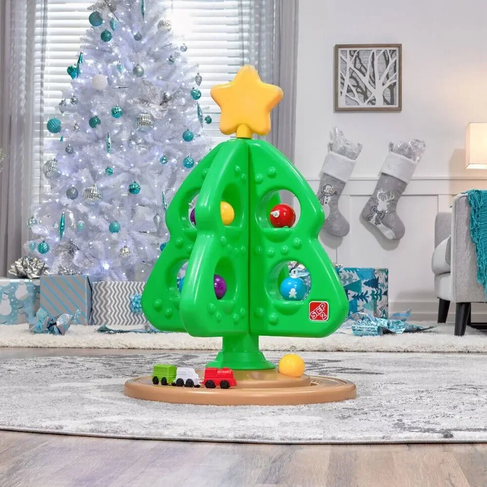 NEW Step2 My First Christmas Tree with Ornaments & Train 31